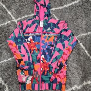 Adidas Women's Colorful Graphic Hoodie